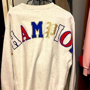 Large champion sweater